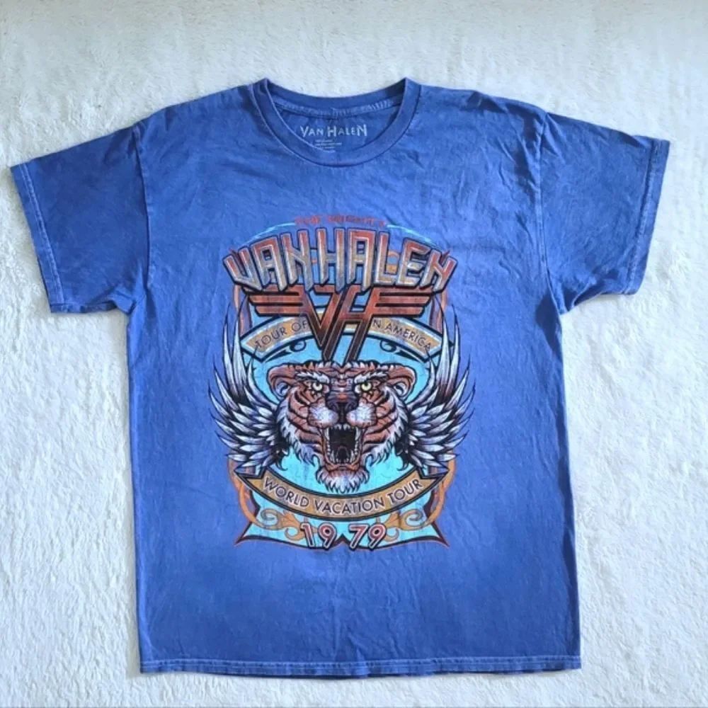 Van Halen🎶 "Tour of N. America World🌎 Vacation Tour 1979" Graphic Tee👕 - NWT